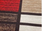 Мокетен килим ERIKA 8010 beige/red